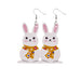 Wholesale Easter Reversible Leather Earrings Cute Print Earrings JDC-ES-ZL001 Earrings 钻拉 2 Wholesale Jewelry JoyasDeChina Joyas De China