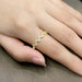 Wholesale ECG Wave Ring JDC-RS-Liuliu002 Rings 六六 Wholesale Jewelry JoyasDeChina Joyas De China