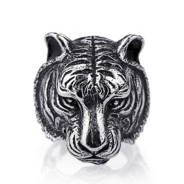 Wholesale Electroplated Alloy Tiger Head Rings JDC-RS-WN099 Rings 薇妮 AJZ1324 NO.7 Wholesale Jewelry JoyasDeChina Joyas De China