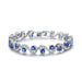 Wholesale Electroplated Copper Zircon Bracelet JDC-BT-MiMeng021 Bracelet 米萌 blue Wholesale Jewelry JoyasDeChina Joyas De China