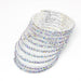 Wholesale electroplated crystal rhinestone 10 row bracelet JDC-BT-Xins001 Bracelet 心饰 Wholesale Jewelry JoyasDeChina Joyas De China