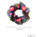 Bulk Jewelry Wholesale embroidered daisy large intestine ring Hair Scrunchies JDC-HS-K037 Wholesale factory from China YIWU China