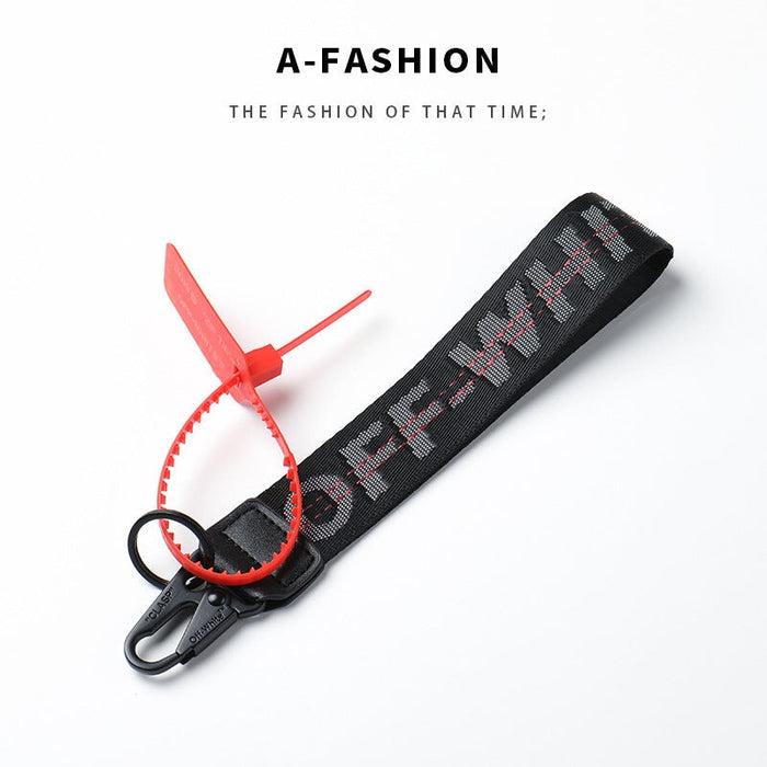 Wholesale embroidery canvas Pendant lanyard keychains JDC-KC-Gxit001 Keychains 古希亭 4 Wholesale Jewelry JoyasDeChina Joyas De China