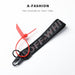 Wholesale embroidery canvas Pendant lanyard keychains JDC-KC-Gxit001 Keychains 古希亭 4 Wholesale Jewelry JoyasDeChina Joyas De China