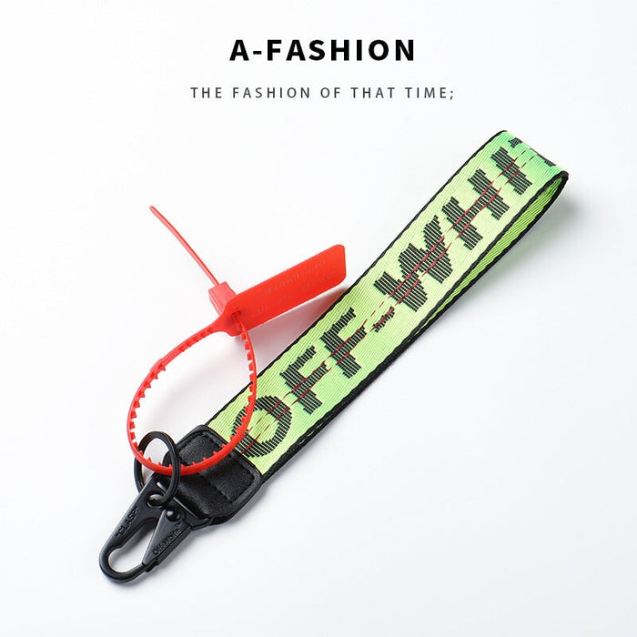 Wholesale embroidery canvas Pendant lanyard keychains JDC-KC-Gxit001 Keychains 古希亭 5 Wholesale Jewelry JoyasDeChina Joyas De China