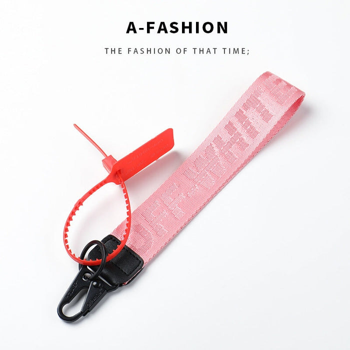 Wholesale embroidery canvas Pendant lanyard keychains JDC-KC-Gxit001 Keychains 古希亭 6 Wholesale Jewelry JoyasDeChina Joyas De China