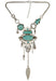 Wholesale ethnic style turquoise alloy necklace JDC-NE-Yunl032 Necklaces 云罗 Wholesale Jewelry JoyasDeChina Joyas De China