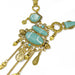 Wholesale ethnic style turquoise alloy necklace JDC-NE-Yunl032 Necklaces 云罗 Wholesale Jewelry JoyasDeChina Joyas De China