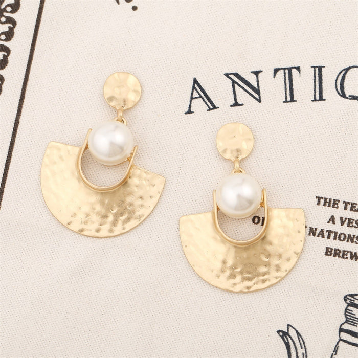 Wholesale ethnic style vintage pearl earrings JDC-ES-ManY013 Earrings 满溢 Wholesale Jewelry JoyasDeChina Joyas De China
