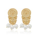 Wholesale ethnic style vintage pearl earrings JDC-ES-ManY013 Earrings 满溢 7 Wholesale Jewelry JoyasDeChina Joyas De China