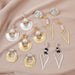 Wholesale ethnic style vintage pearl earrings JDC-ES-ManY013 Earrings 满溢 Wholesale Jewelry JoyasDeChina Joyas De China