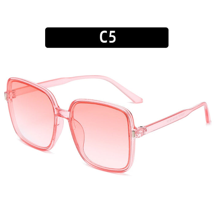 Wholesale European and American New Fashion Large Frame Sunglasses JDC-SG-XIa013 Sunglasses 锡安 C5 As shown Wholesale Jewelry JoyasDeChina Joyas De China