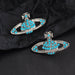 Wholesale European Saturn Diamond Earrings JDC-ES-FanD001 Earrings 繁鼎 Wholesale Jewelry JoyasDeChina Joyas De China