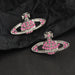 Wholesale European Saturn Diamond Earrings JDC-ES-FanD001 Earrings 繁鼎 Wholesale Jewelry JoyasDeChina Joyas De China