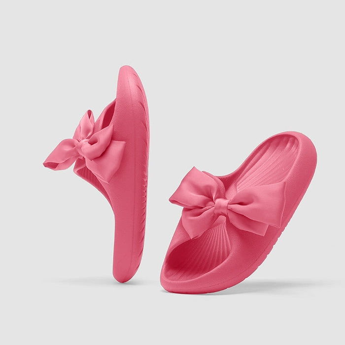 Wholesale EVA Anti-Slip Solid Color Butterfly Slippers JDC-SP-YouP001 Slippers 攸朴 rose red 37-38 yards Wholesale Jewelry JoyasDeChina Joyas De China
