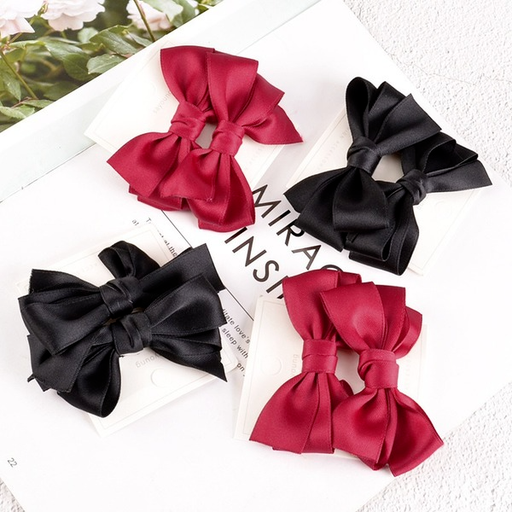 Bulk Jewelry Wholesale fabric bow hair clips JDC-HC-K014 Wholesale factory from China YIWU China