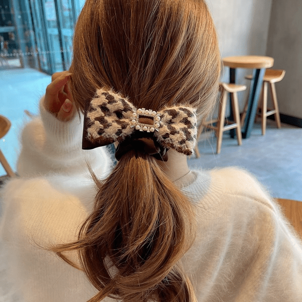 Wholesale fabric bow hair rope JDC-HS-GSMC025 Hair Scrunchies 曌彩 Wholesale Jewelry JoyasDeChina Joyas De China