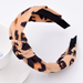 Bulk Jewelry Wholesale Fabric Know Leopard print headband JDC-HD-n003 Wholesale factory from China YIWU China