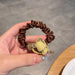 Wholesale fabric love hair rope (F) JDC-HS-GSMC024 Hair Scrunchies 曌彩 coffee Wholesale Jewelry JoyasDeChina Joyas De China