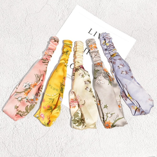 Bulk Jewelry Wholesale fabric printing Hair Scrunchies JDC-HS-K072 Wholesale factory from China YIWU China