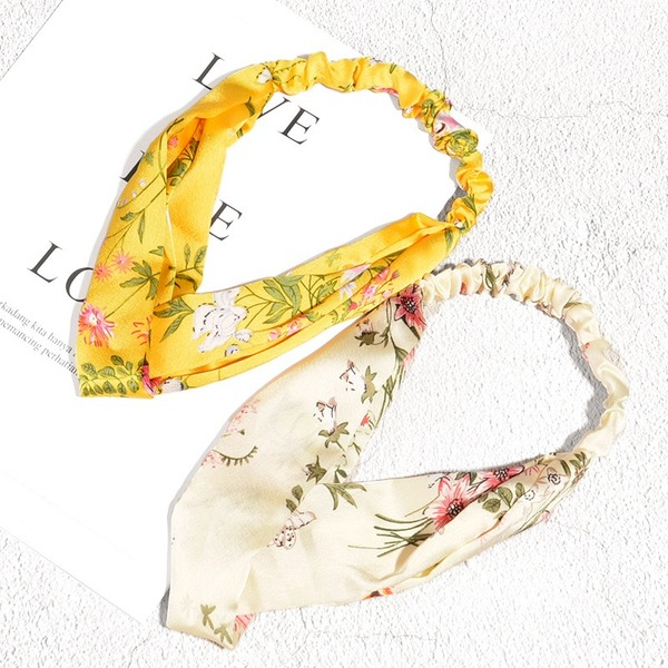 Bulk Jewelry Wholesale fabric printing Hair Scrunchies JDC-HS-K072 Wholesale factory from China YIWU China