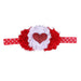 Wholesale Fabric Red Kids Love Heart Stretch Heart Headband JDC-HD-GSQN031 Headband 丘诺 Wholesale Jewelry JoyasDeChina Joyas De China