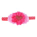 Wholesale Fabric Red Kids Love Heart Stretch Heart Headband JDC-HD-GSQN031 Headband 丘诺 Wholesale Jewelry JoyasDeChina Joyas De China