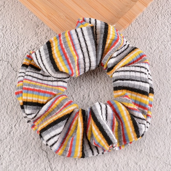 Bulk Jewelry Wholesale fabric stripe Hair Scrunchies JDC-HS-K083 Wholesale factory from China YIWU China