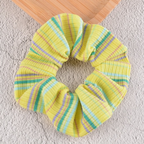 Bulk Jewelry Wholesale fabric stripe Hair Scrunchies JDC-HS-K083 Wholesale factory from China YIWU China