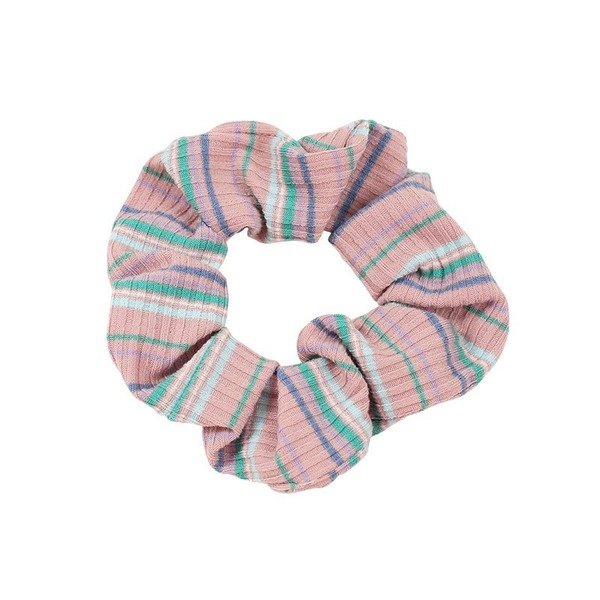 Bulk Jewelry Wholesale fabric stripe Hair Scrunchies JDC-HS-K083 Wholesale factory from China YIWU China