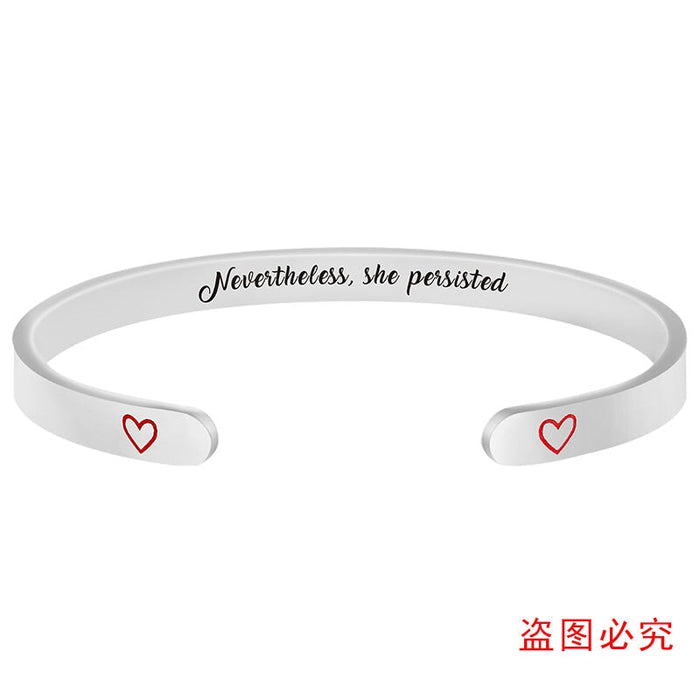 Wholesale Family Holiday Gift Love Stainless Steel Bracelet MOQ≥2 JDC-BT-GangGu002 Bracelet 钢古 MOQ2 S00076 Wholesale Jewelry JoyasDeChina Joyas De China