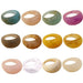 Wholesale Fancy Color Diamond Transparent Fruit Ring Set JDC-RS-Yunhe003 Rings 芸禾 2 One size fits all Wholesale Jewelry JoyasDeChina Joyas De China