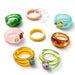 Wholesale Fancy Color Diamond Transparent Fruit Ring Set JDC-RS-Yunhe003 Rings 芸禾 Wholesale Jewelry JoyasDeChina Joyas De China