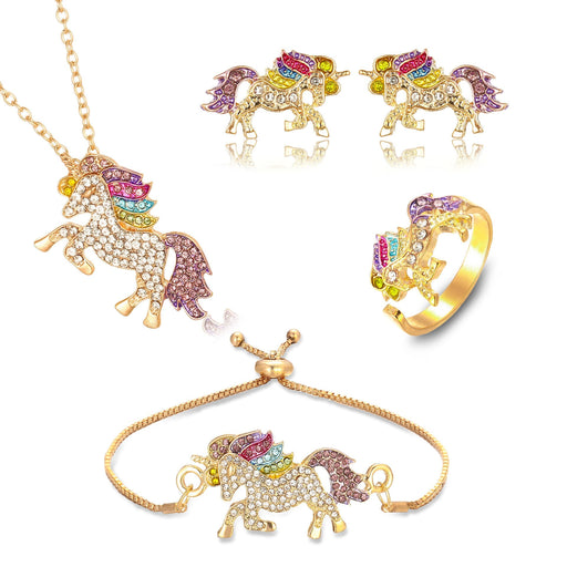 Wholesale fashion electroplating Unicorn Necklace JDC-NE-Yiz006 Necklaces 艺真 golds Wholesale Jewelry JoyasDeChina Joyas De China