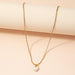 Bulk Jewelry Wholesale fashion Love Pendant Necklace JDC-NE-AYN020 Wholesale factory from China YIWU China