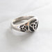 Wholesale Fashion Men's and Women's Stainless Steel Viking Rings JDC-RS-MRD052 Rings 美日德 White No. 7 Wholesale Jewelry JoyasDeChina Joyas De China