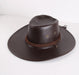 Wholesale Faux Leather Sun Hats JDC-FH-GSSS008 Fashionhat 双硕 brown M Wholesale Jewelry JoyasDeChina Joyas De China