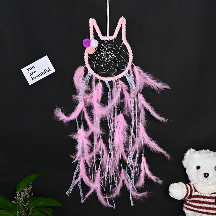 Wholesale Feather Iron Hoop Hairball Ribbon Dreamcatcher JDC-DC-JunX003 Dreamcatcher 俊贤 Wholesale Jewelry JoyasDeChina Joyas De China