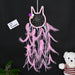 Wholesale Feather Iron Hoop Hairball Ribbon Dreamcatcher JDC-DC-JunX003 Dreamcatcher 俊贤 Wholesale Jewelry JoyasDeChina Joyas De China