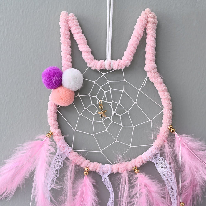 Wholesale Feather Iron Hoop Hairball Ribbon Dreamcatcher JDC-DC-JunX003 Dreamcatcher 俊贤 Wholesale Jewelry JoyasDeChina Joyas De China