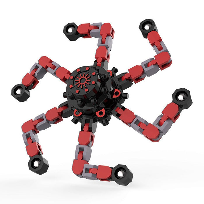 Wholesale Fidget Spinner Plastic Deformation Chain DIY Decompression Toys JDC-FT-ZhuoJia016 fidgets toy 卓佳 red Wholesale Jewelry JoyasDeChina Joyas De China