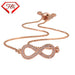 Wholesale figure 8 bow set diamond adjustable pull bracelet JDC-BT-HongX010 Bracelet 宏祥 1 Wholesale Jewelry JoyasDeChina Joyas De China
