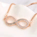 Wholesale figure 8 bow set diamond adjustable pull bracelet JDC-BT-HongX010 Bracelet 宏祥 Wholesale Jewelry JoyasDeChina Joyas De China