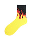 Wholesale flame mid tube cotton socks men and women sports socks JDC-SK-KaF056 Sock 咖范 9 one size Wholesale Jewelry JoyasDeChina Joyas De China