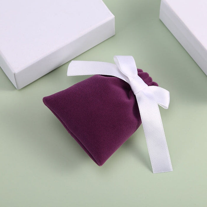 Wholesale flannel drawstring pocket jewelry storage bag JDC-JP-LinL008 Jewelry packaging 霖栾 Wholesale Jewelry JoyasDeChina Joyas De China