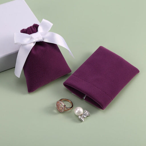 Wholesale flannel drawstring pocket jewelry storage bag JDC-JP-LinL008 Jewelry packaging 霖栾 Wholesale Jewelry JoyasDeChina Joyas De China