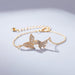 Wholesale Flash Diamond Butterfly Alloy Bracelet JDC-BT-A029 Bracelet 妙雅 Wholesale Jewelry JoyasDeChina Joyas De China