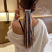 Wholesale flash diamond tassel alloy hairpin JDC-HC-BaoY004 Hair Clips 宝钰 Wholesale Jewelry JoyasDeChina Joyas De China