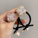 Wholesale flash drill clover head rope JDC-HS-GSFS013 Hair Scrunchies 夙尚 Wholesale Jewelry JoyasDeChina Joyas De China