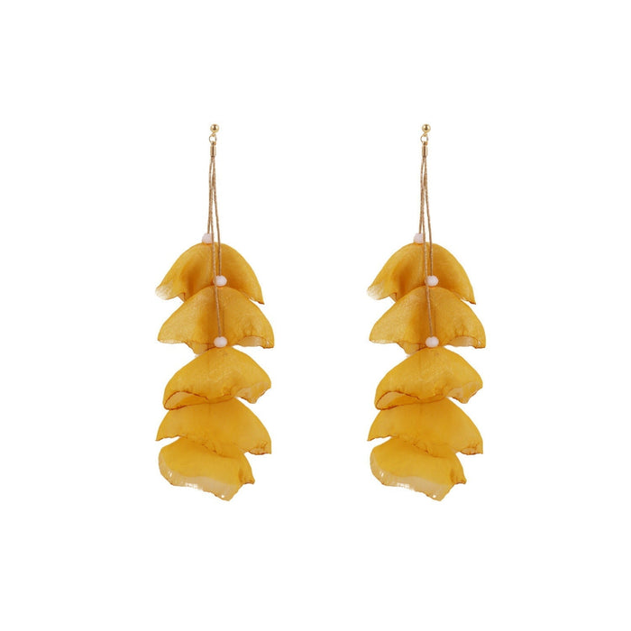 Wholesale flower beaded earrings JDC-ES-ManY006 Earrings 满溢 10 Wholesale Jewelry JoyasDeChina Joyas De China